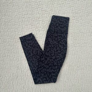 Lululemon Black Leopard Print Leggings